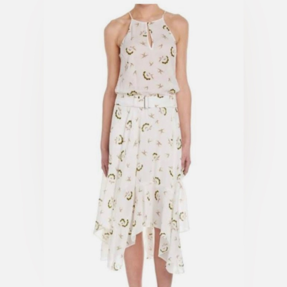 Belted cream A.L.C. dress